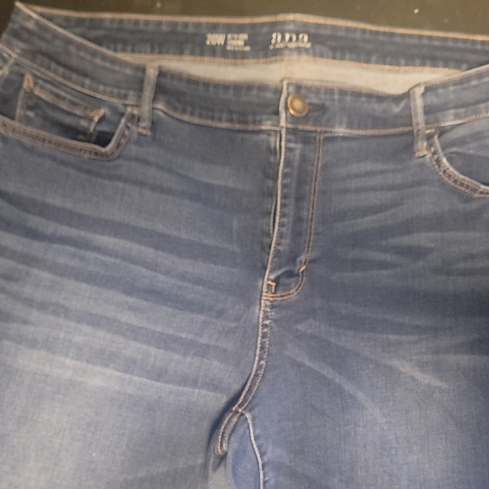 a.n.a High Rise Dark Blue Jeans